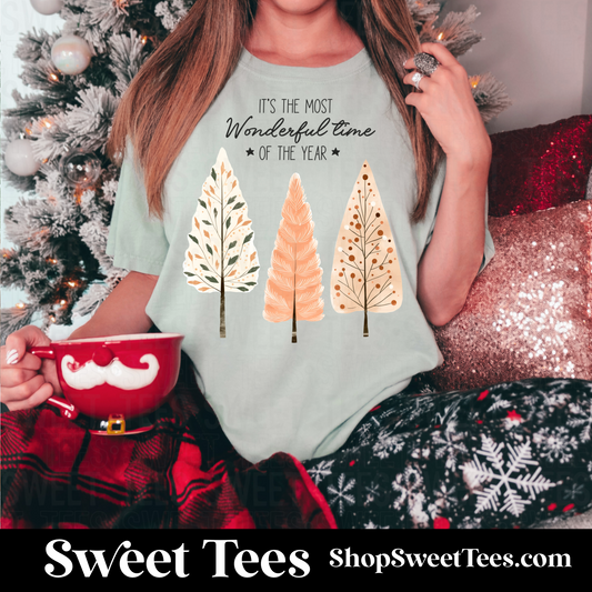 Boho Wonderful Trees tee