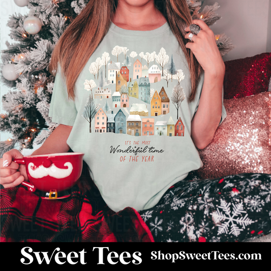 Christmas Village tee