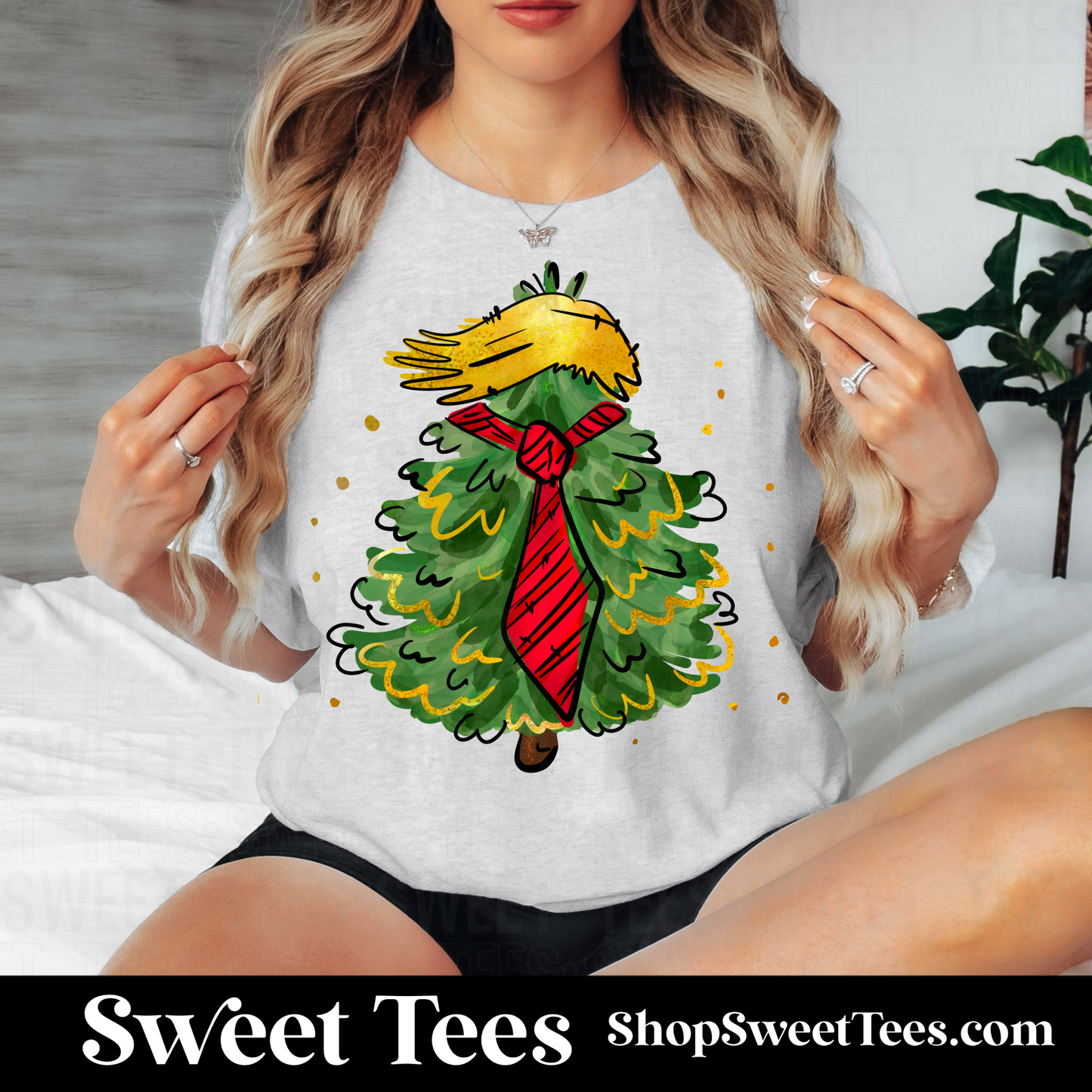 Trump Christmas Tree tee