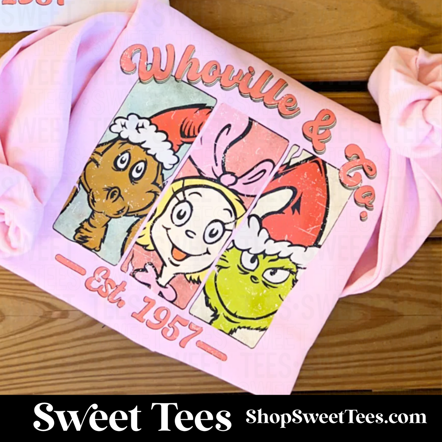 Whoville and Co Sweatshirt - Pink