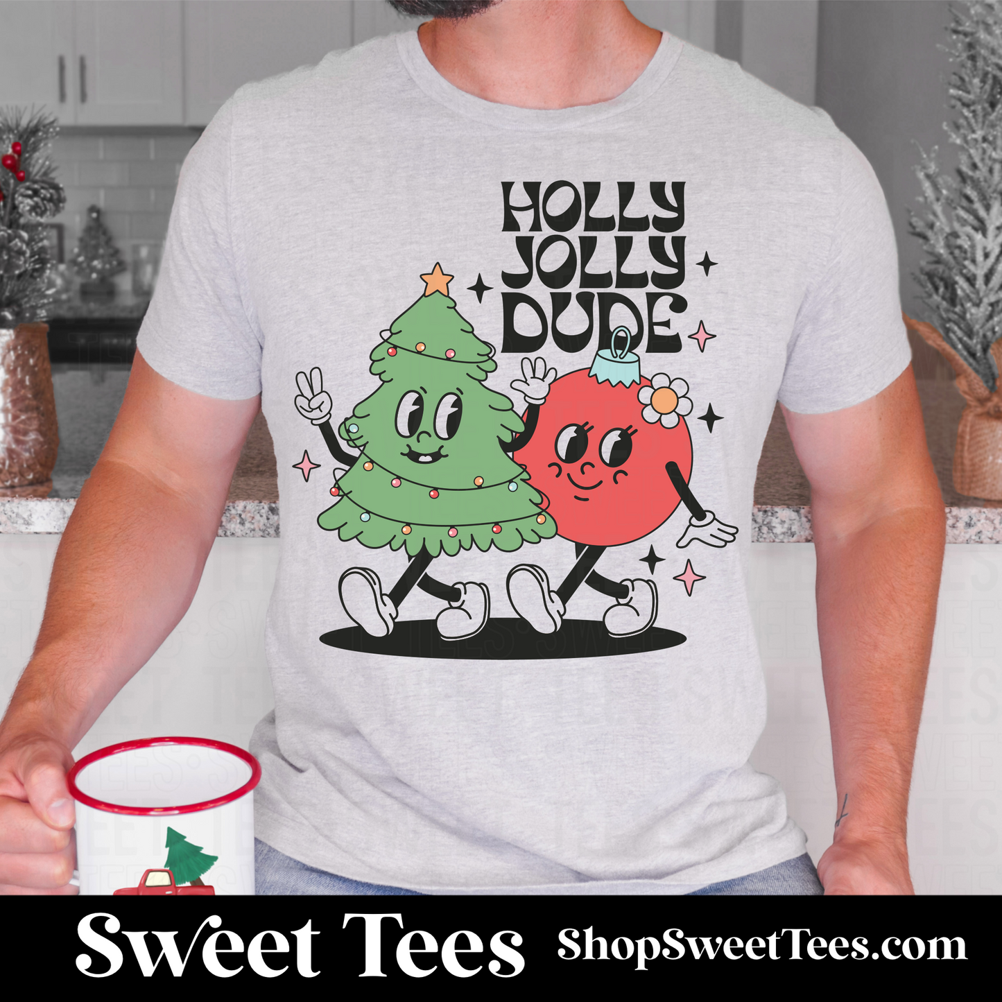 Holly Jolly Dude tee