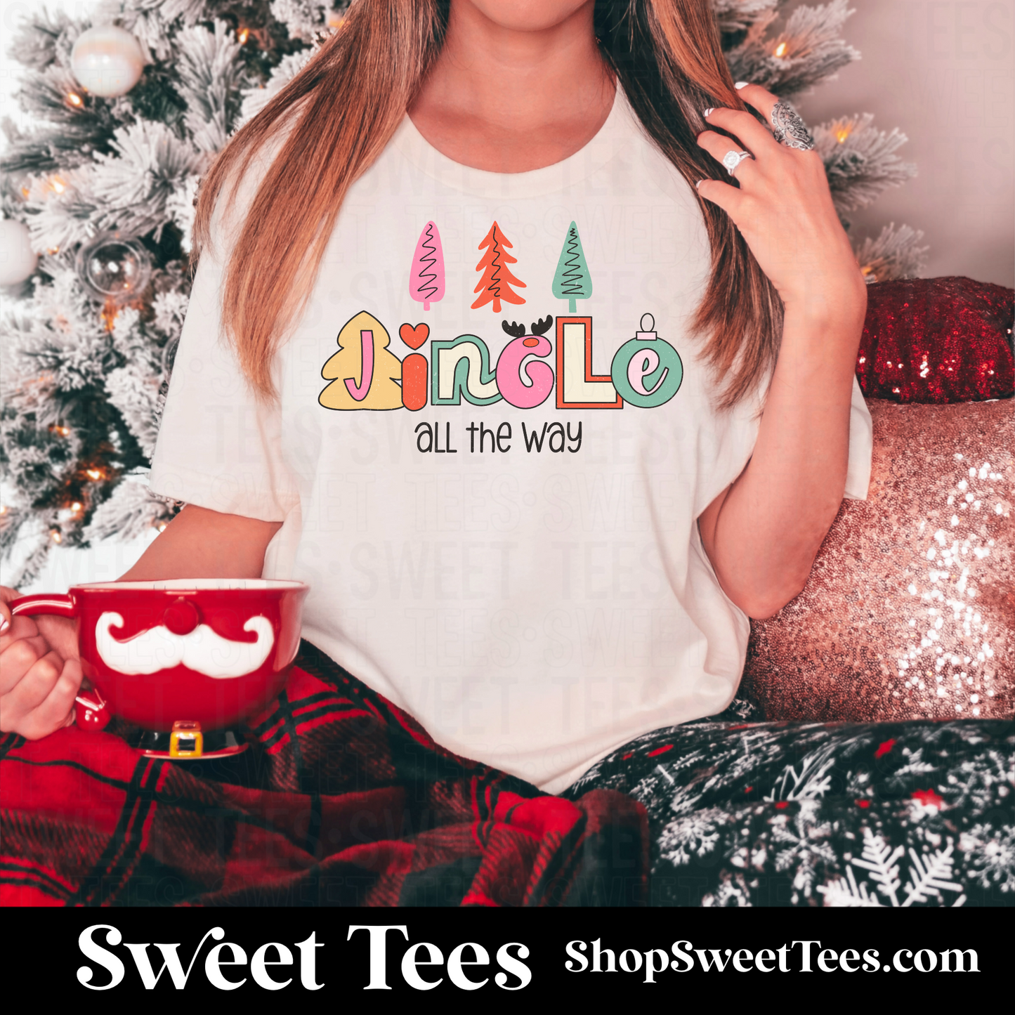 Retro Jingle All The Way tee