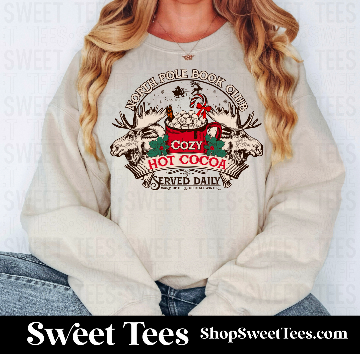 North Pole Book Club Sweatshirt