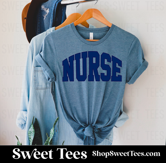 Navy Nurse Upper Arch tee