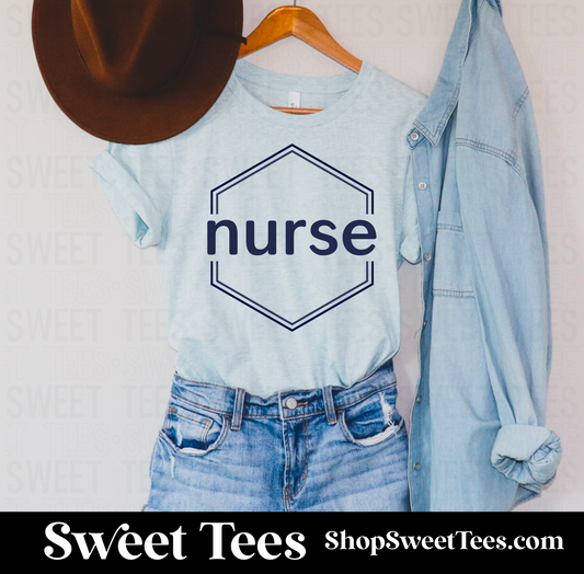 Nurse Hexagon tee