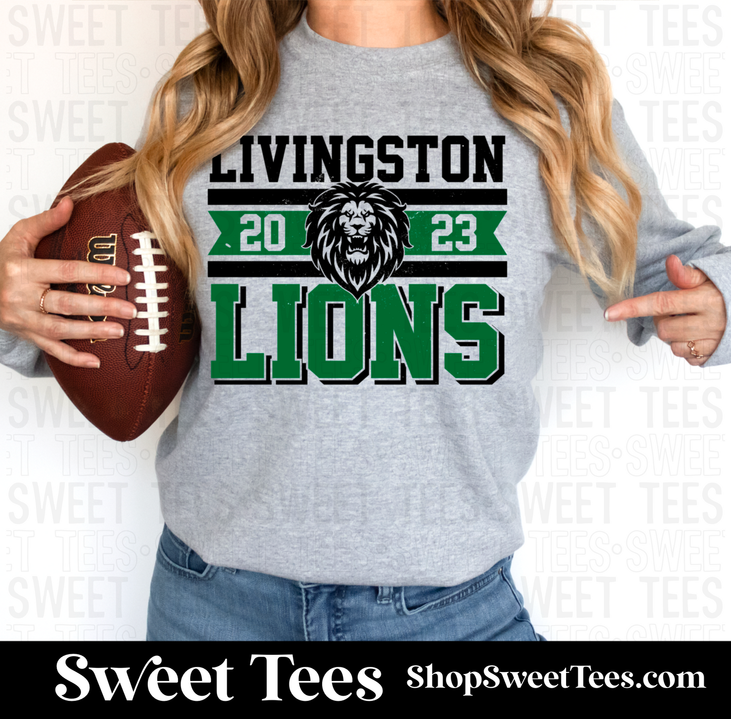 Vintage Lions Banner Sweatshirt