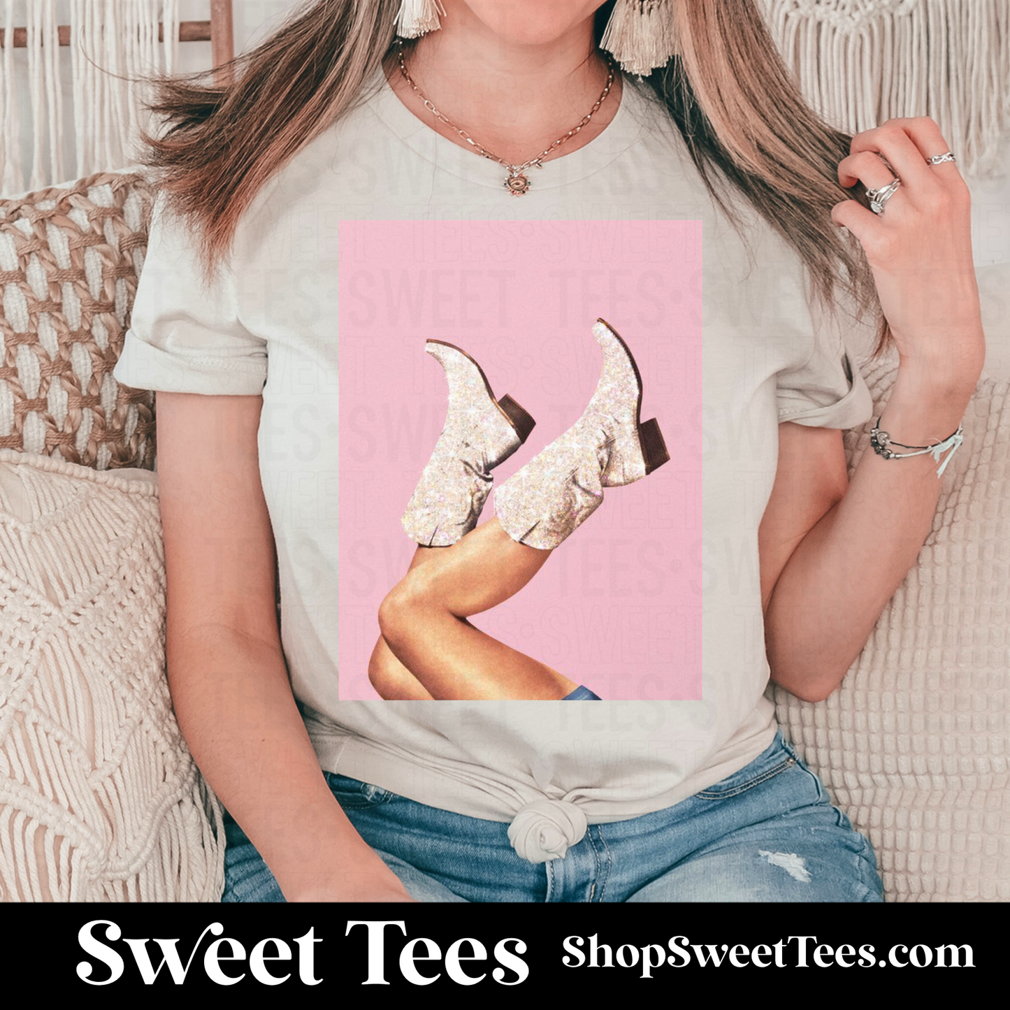 Pink Boots tee