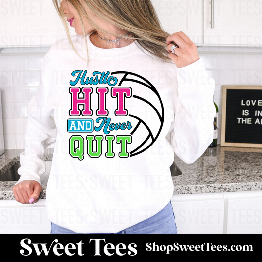 Hustle Hit MOCO Volleyball Sweatshirt