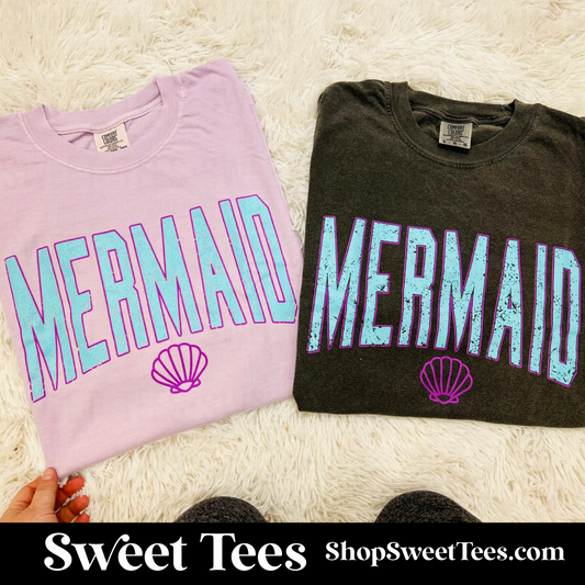 Mermaid Varsity tee