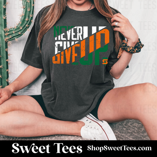 Slam Never Give Up tee