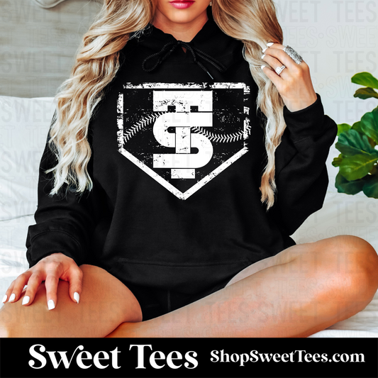 Texas Slam Distress Plate Hoodie