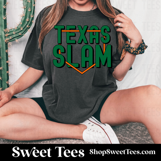 Texas Slam Over Under Plate tee