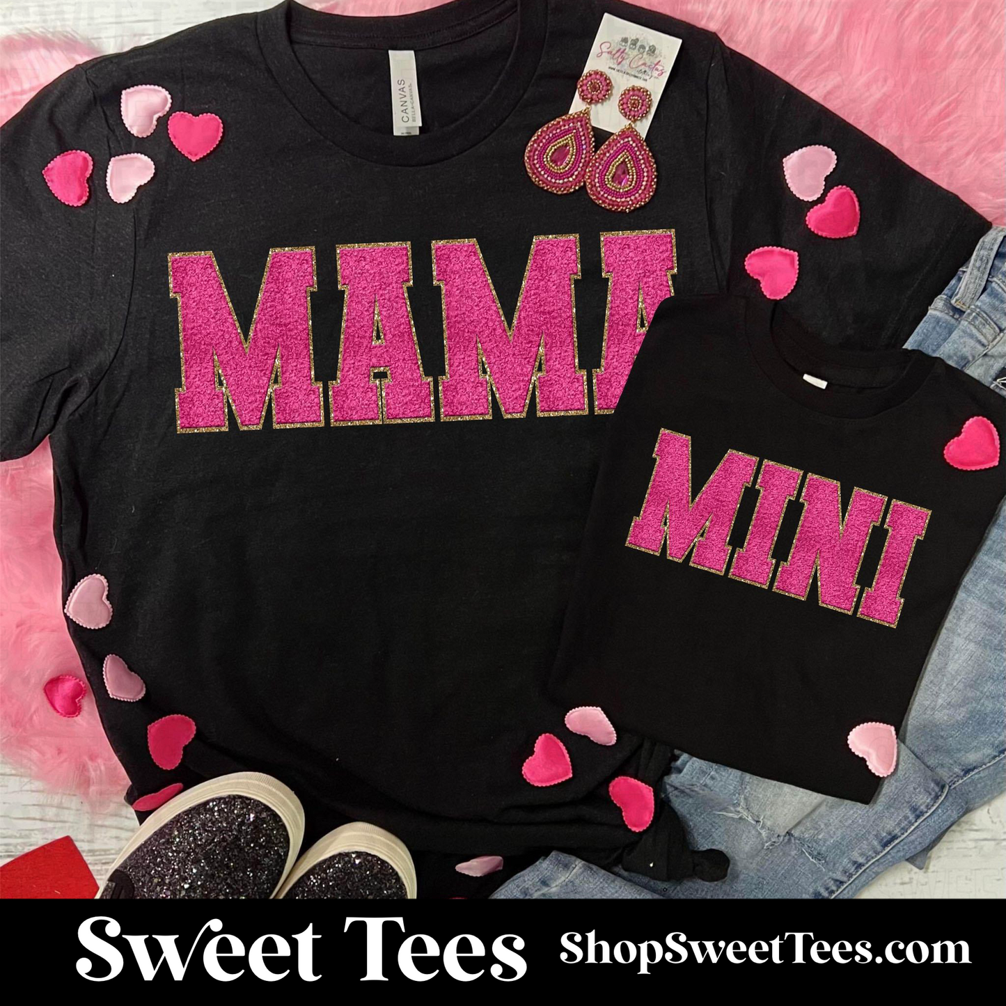 Mama + Mini Faux Chenille tee