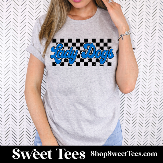 Lady Dogs Checker tee