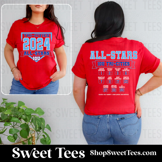 10U Tri-Cities All-Stars Roster tee