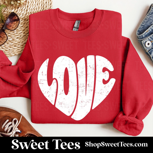 Love Heart Sweatshirt