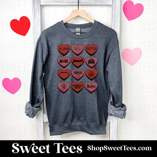 Rock Candy Hearts Sweatshirt