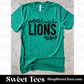 Lions Leopard Offset tee