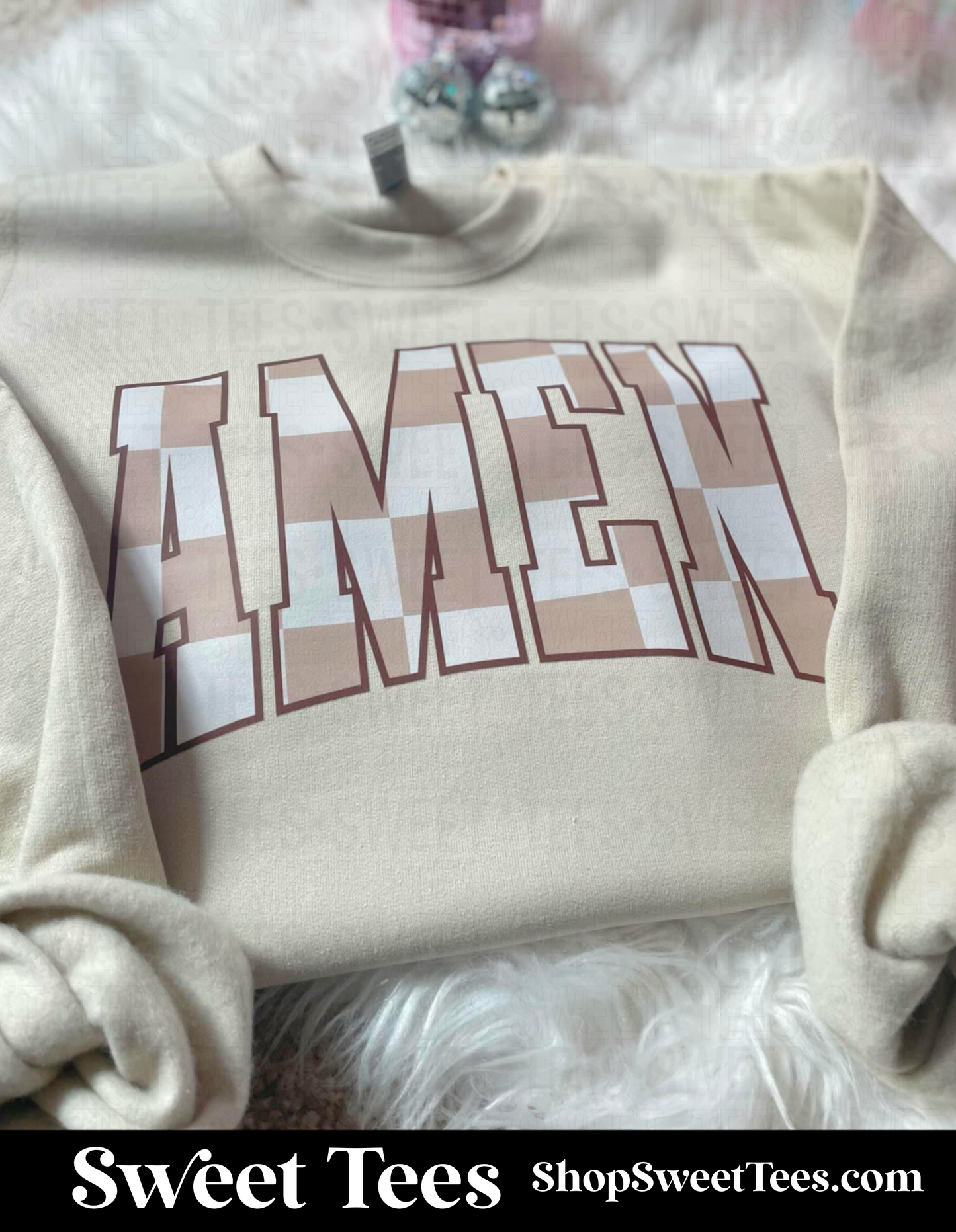 Amen Checker Sweatshirt