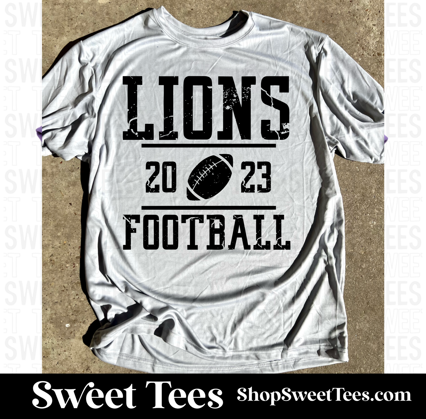 Lions Vintage College Football Drifit tee