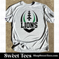 Lions Mid Football - silver drifit tee