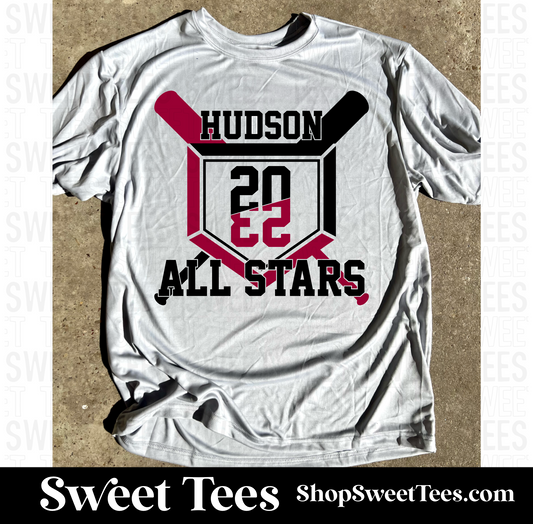 Hudson All-Stars Roster tee