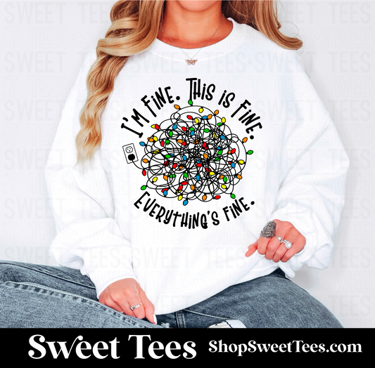 This is Fine Christmas Sweatshirt