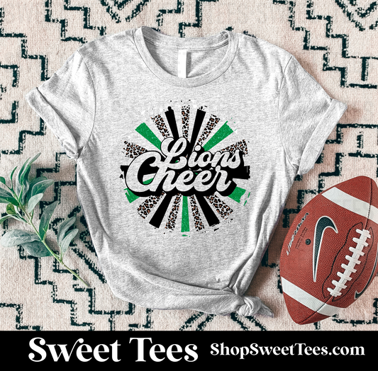 Lions Cheer Burst tee