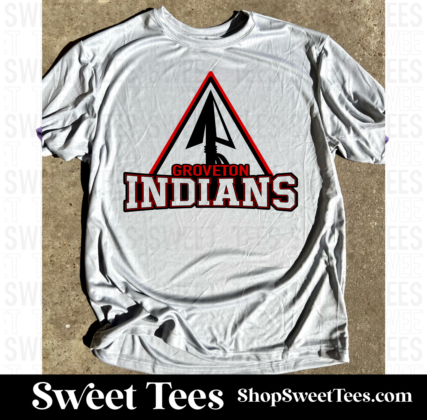 Groveton Indians Triangle tee