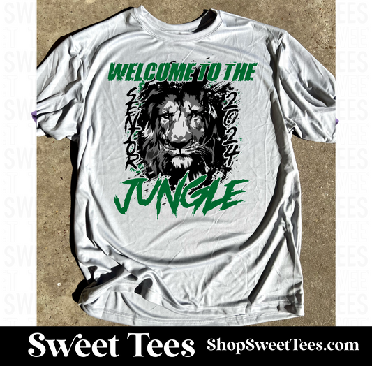 Senior 2024 Welcome to The Jungle Drifit tee