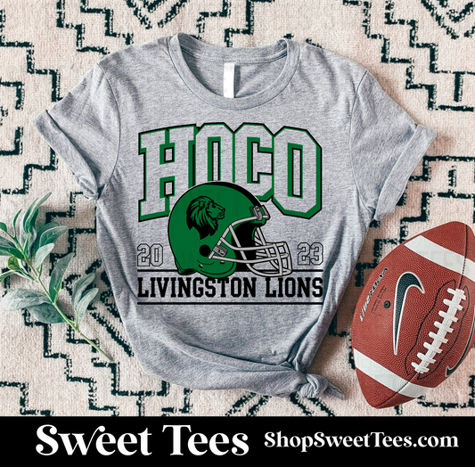 Lions Helmet Homecoming tee