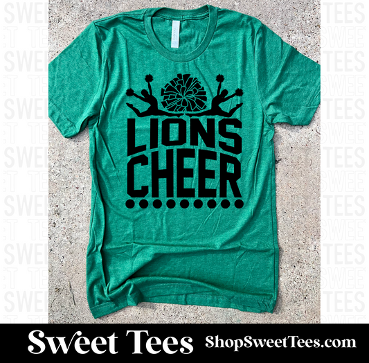 Lions Cheer tee