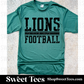 Lions Football College Ruled tee