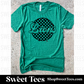 Lions Retro Checker Circle - green tee