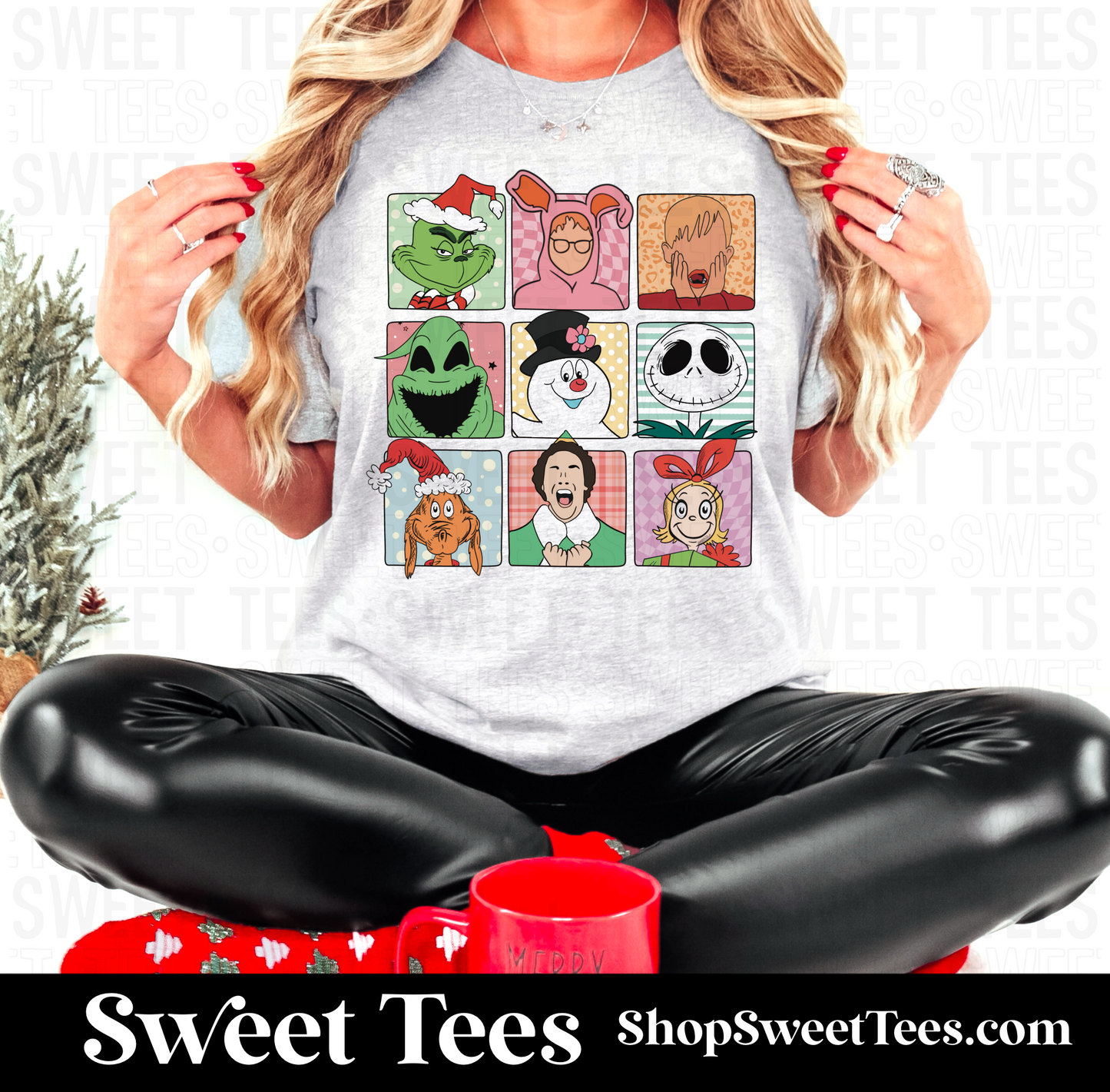 Christmas Movie Bunch tee