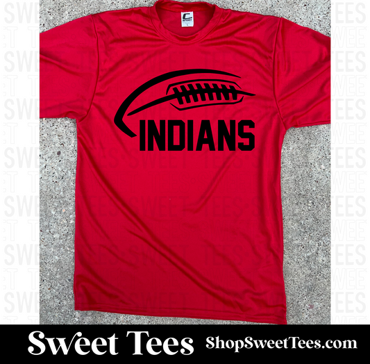 Indians Football Half Spirit Drifit tee