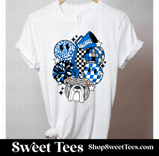 Bulldogs Spirit Collage tee