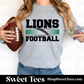 Lions Football Dotted Sweatshirt