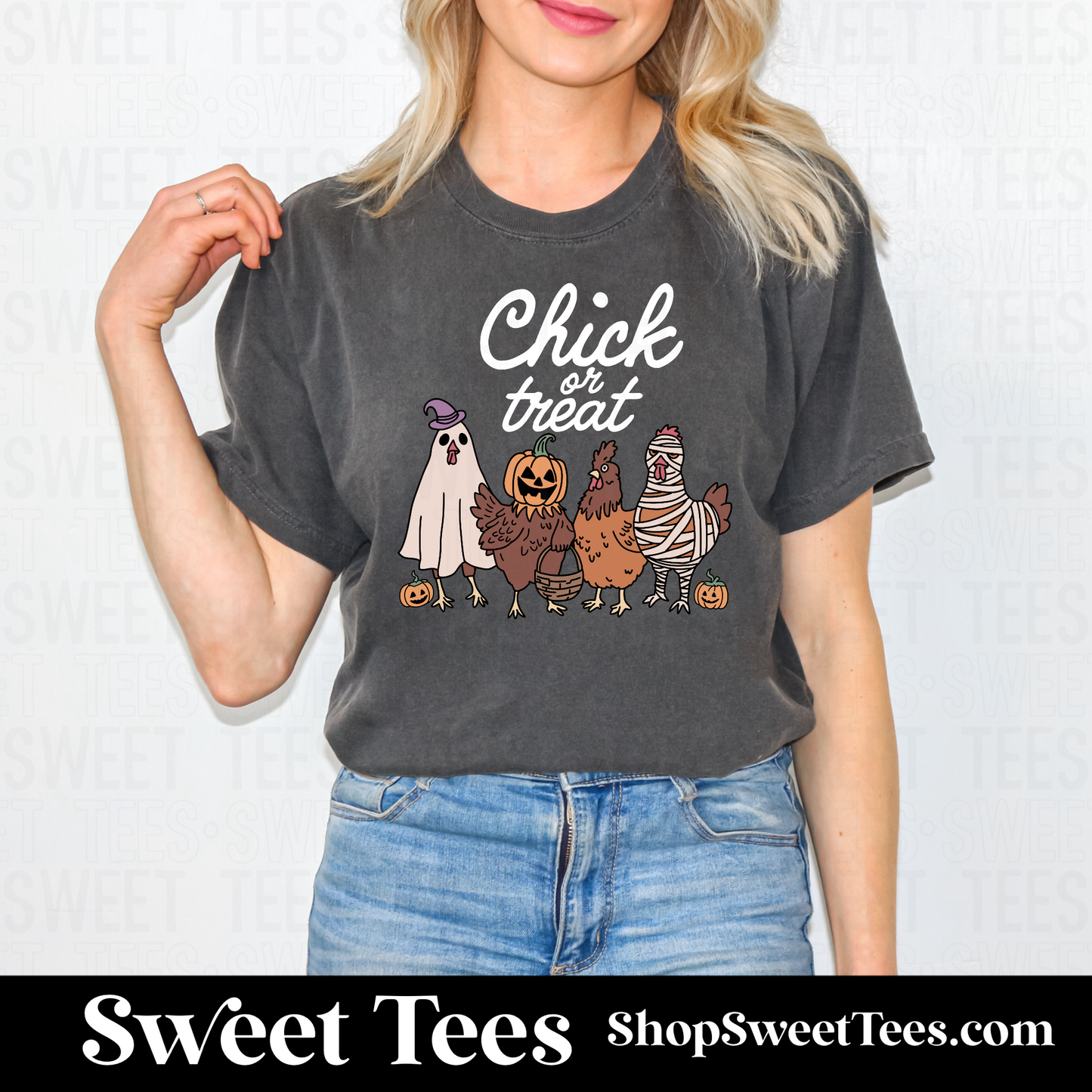 Chick or Treat tee