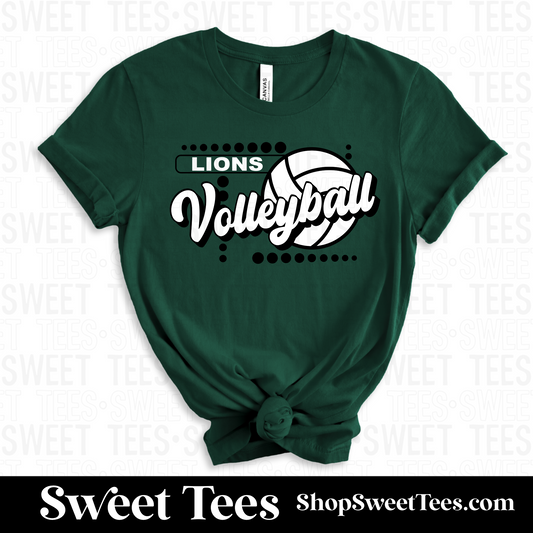 Lions Volleyball Dotted tee