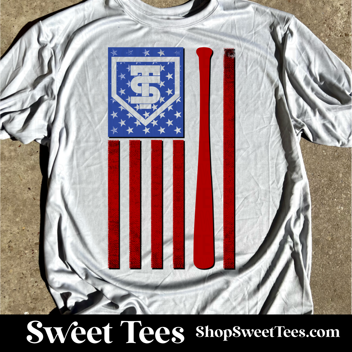 Texas Slam Flag Drifit tee