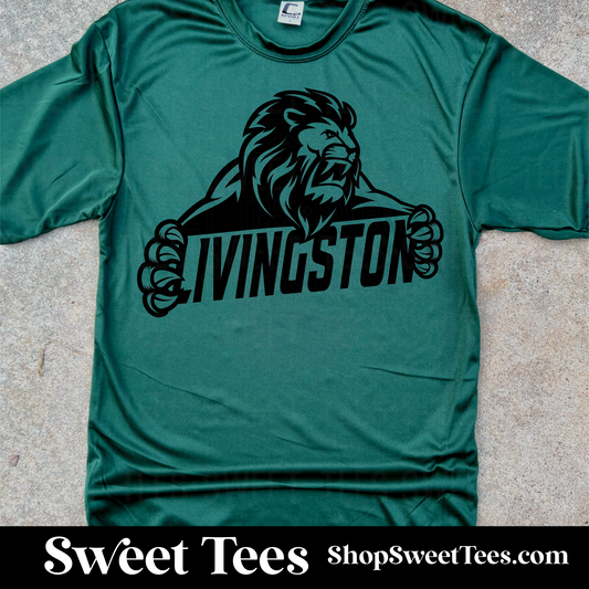 Livingston Lion Holding Drifit tee