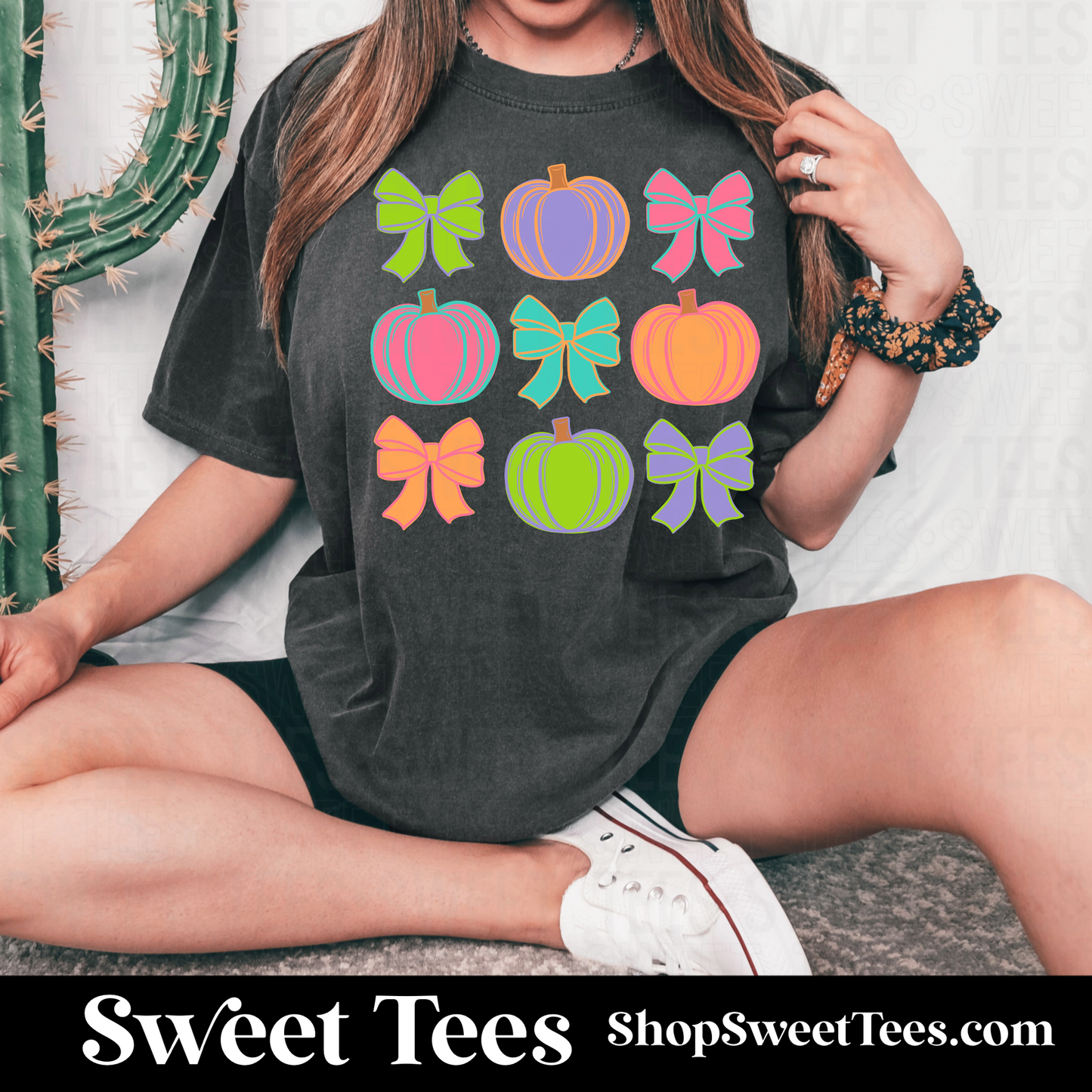 Colorful Pumpkins tee