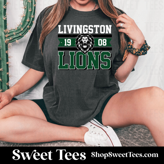 Vintage Lions Banner 1908 tee