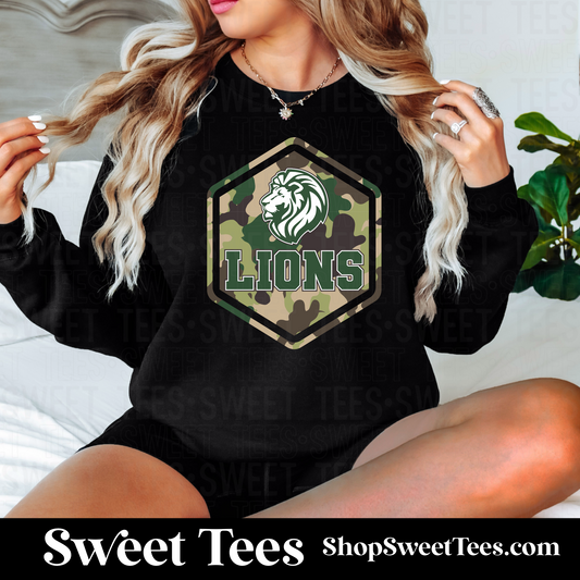 Lions Camo Sweatshirt