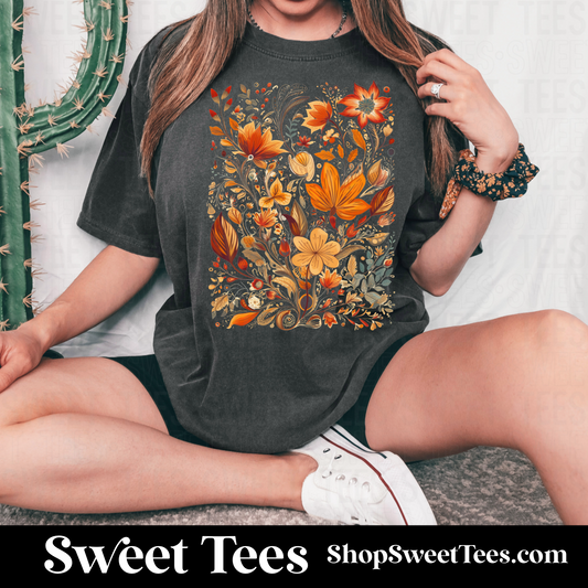 Fall Flowers tee