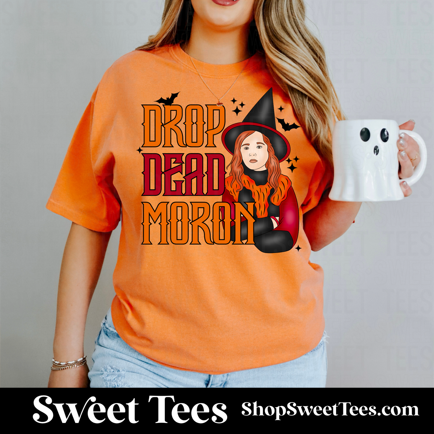 Drop Dead Moron tee