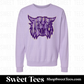 Painted Wildcat Comfort Sweatshirt - Purple