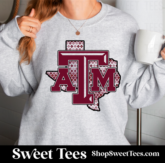 ATM Aggies Aztec Texas Sweatshirt