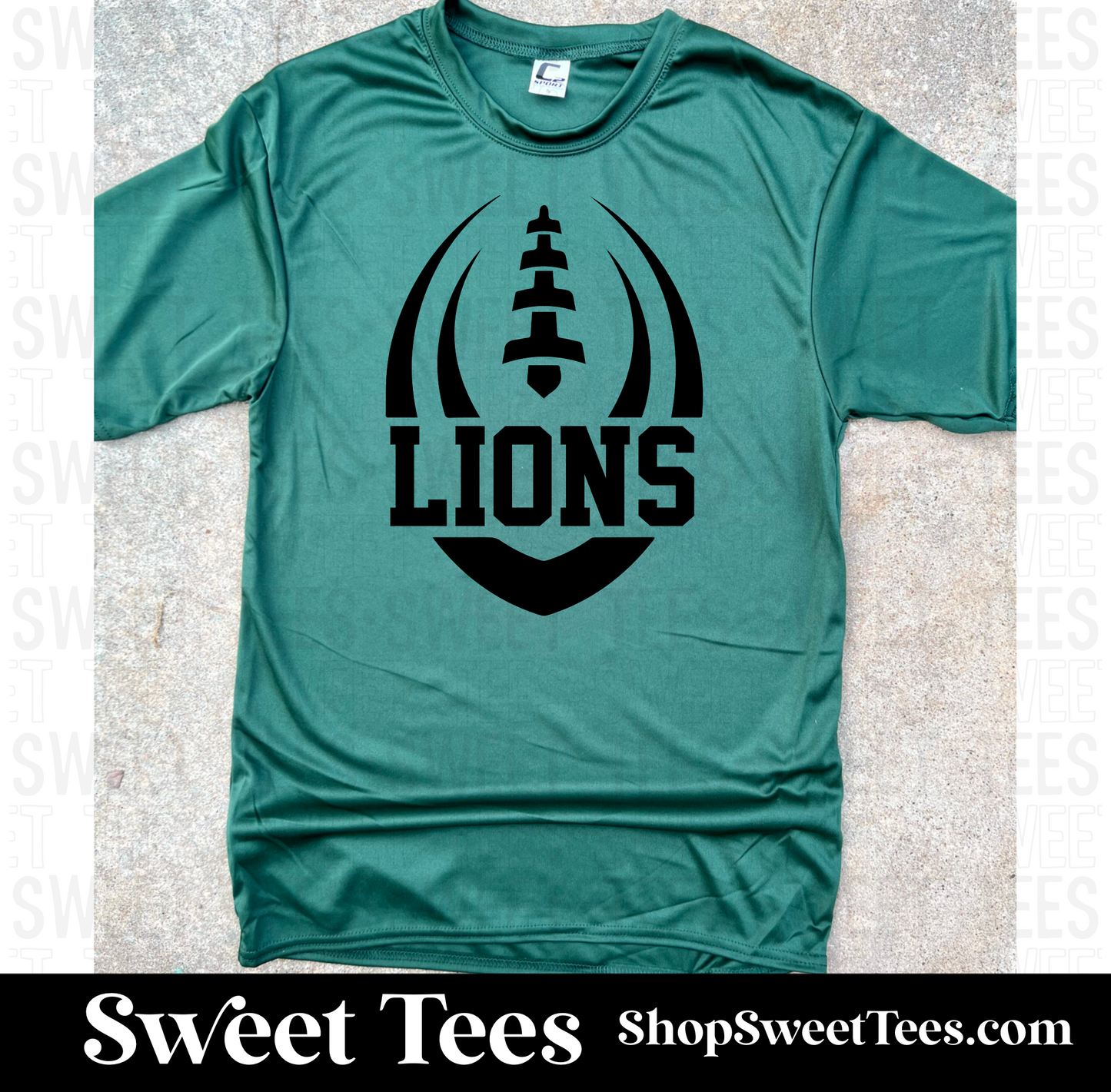 Livingston Lions Mid Football Drifit tee